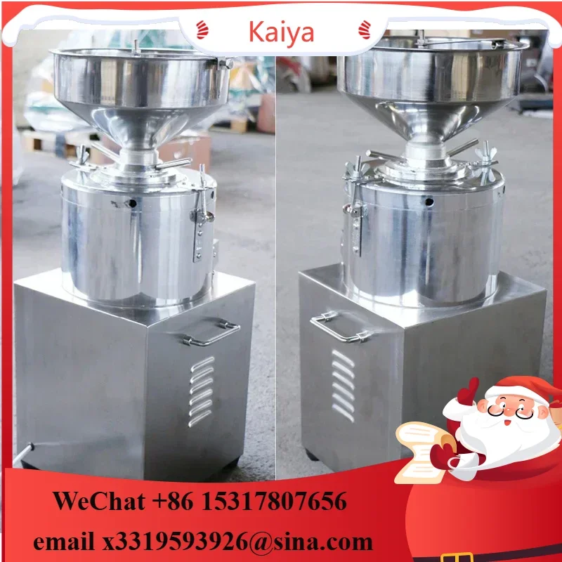 Small Two-phase Electric Vertical Grinder 1500W, Automatic Sesame Paste & Peanut Butter Making Machine
