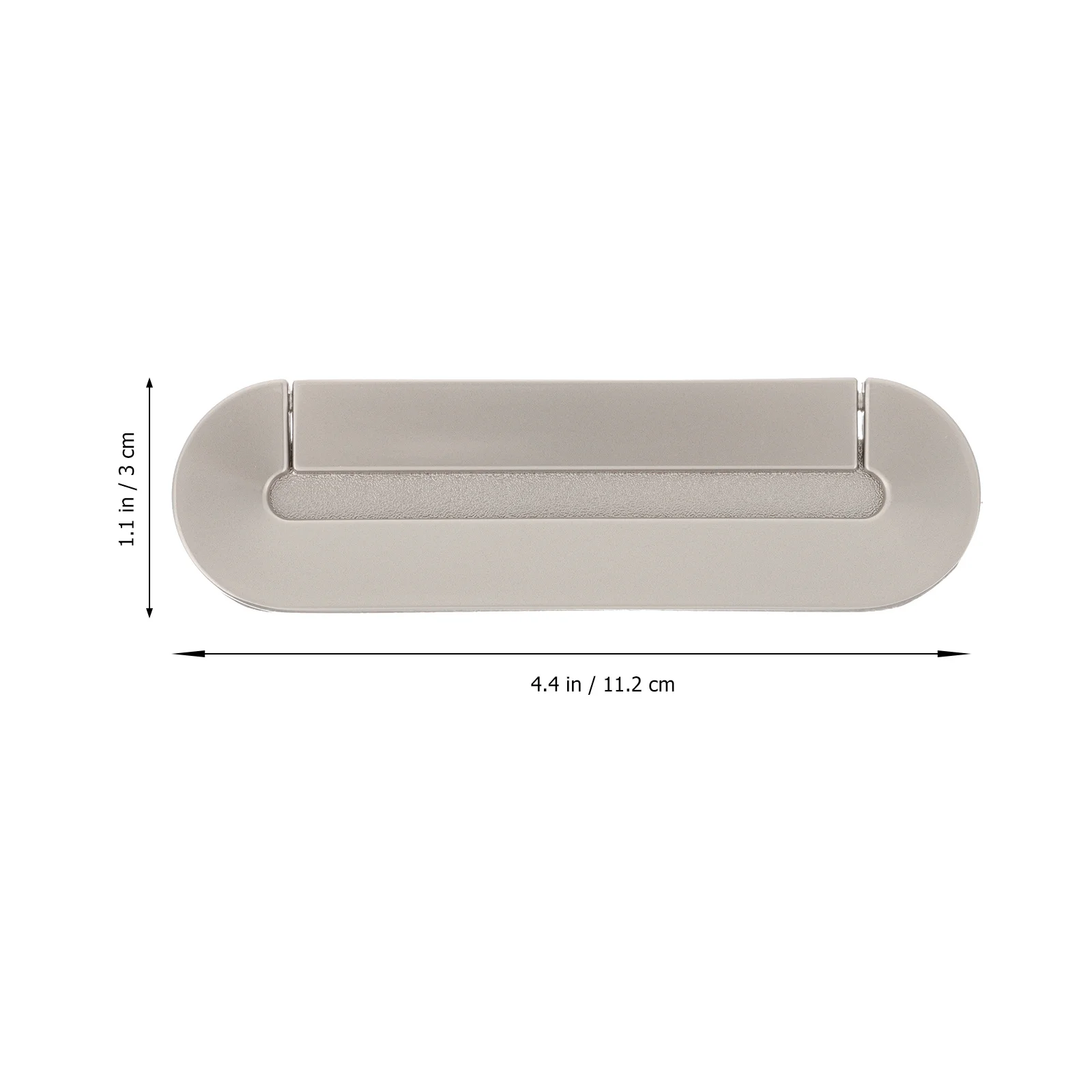 

Durable Zinc Alloy Recessed Door Handle Smooth Shockproof Closet Kitchen Cabinet Drawer Pulls Housewarming Gift