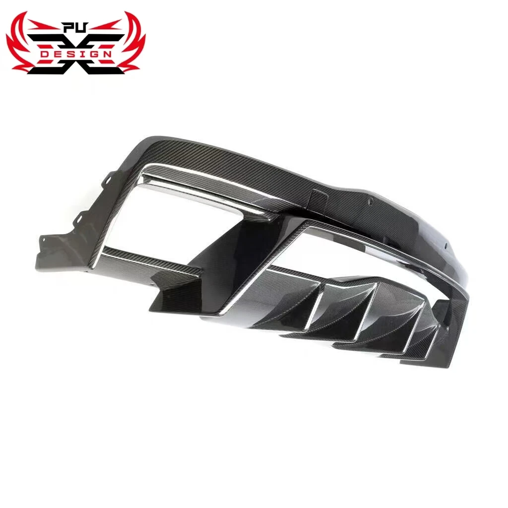 

For Chevrolet Corvette C8 APR Real Carbon Fiber Rear Bumper Lower Diffuser