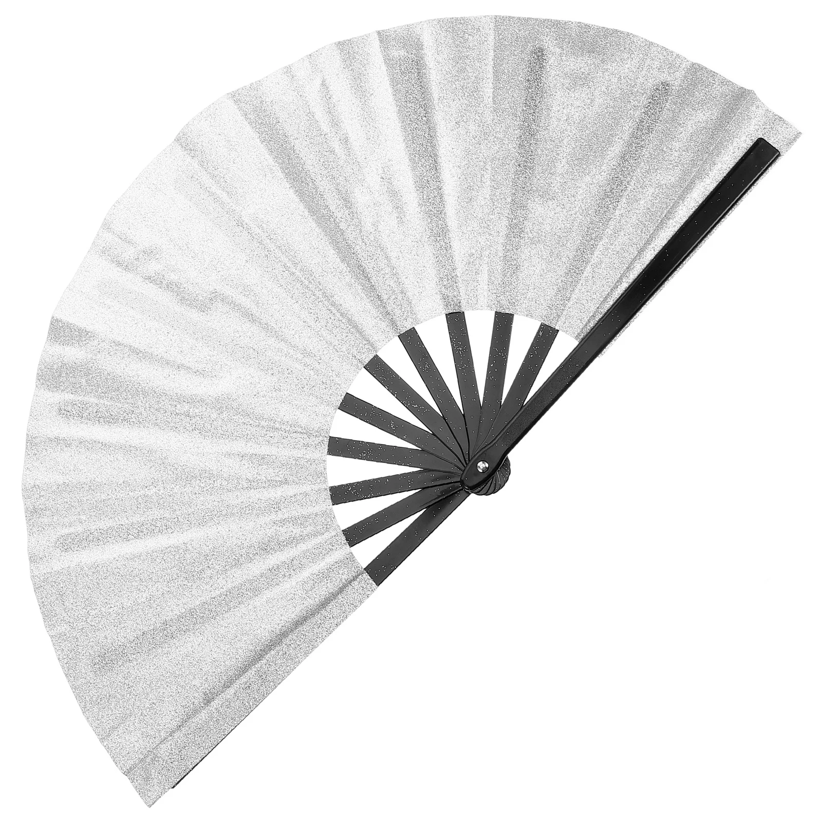 

Foldable Fan Folding Hand Fans Dance Chinese Kung Fu for Dancing Glitter Powder