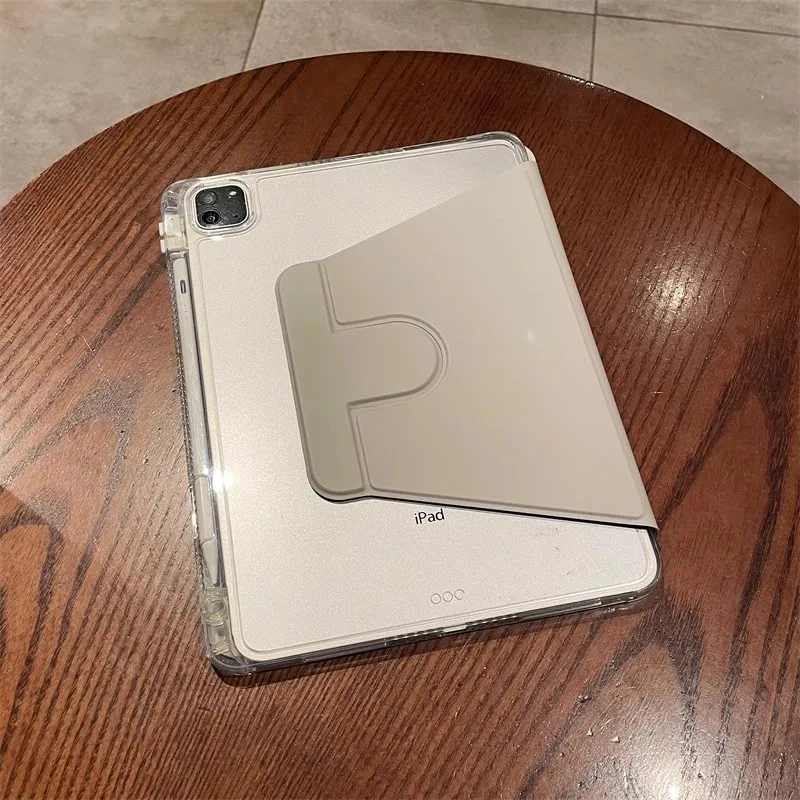 

HD Transparent Acrylic Case For Samsung Galaxy Tab S10+ S10 Plus 12.4 S9 FE Plus A9 S8 S7 FE With Pen Slot