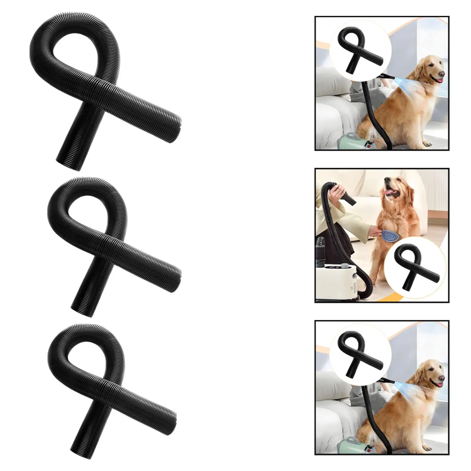 Premium Pet Dryer Hose PVC Material Telescopic Design Dog Dryer Spare Part Accessory for Grooming Pets at Home