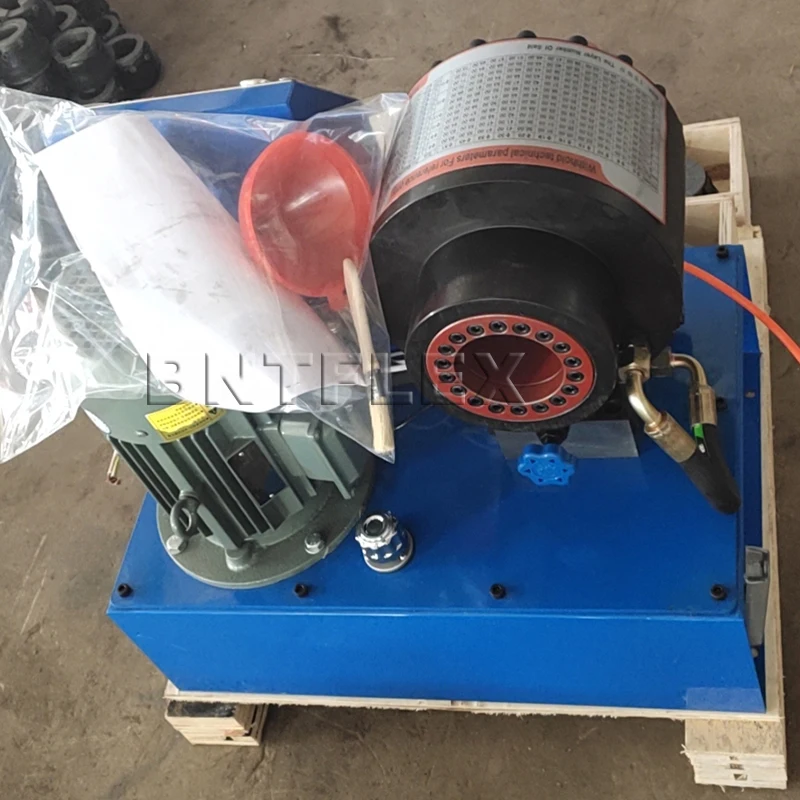 BNTP40 Портативный ручной обжимной станок для шлангов 1/8 "-2" 4SP, небольшой ручной обжимной станок для шлангов, новый сорт, заводское использование, двигатель с сердечником
