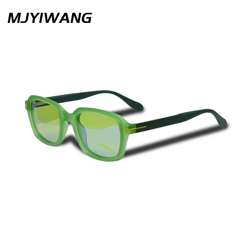 

MJYIWANG Polarized Sunglasses TR90 Small Square Frame UV400 Lens Anti Strong Light Glasses Protect Eyes Trendy goggles