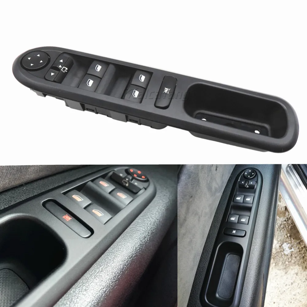 For Peugeot 407 Hight Quality Glass Lifter Main Switch Power Window Control Panel 6554.ER 96468704XT 6554ER 6554 ER 2004-2010