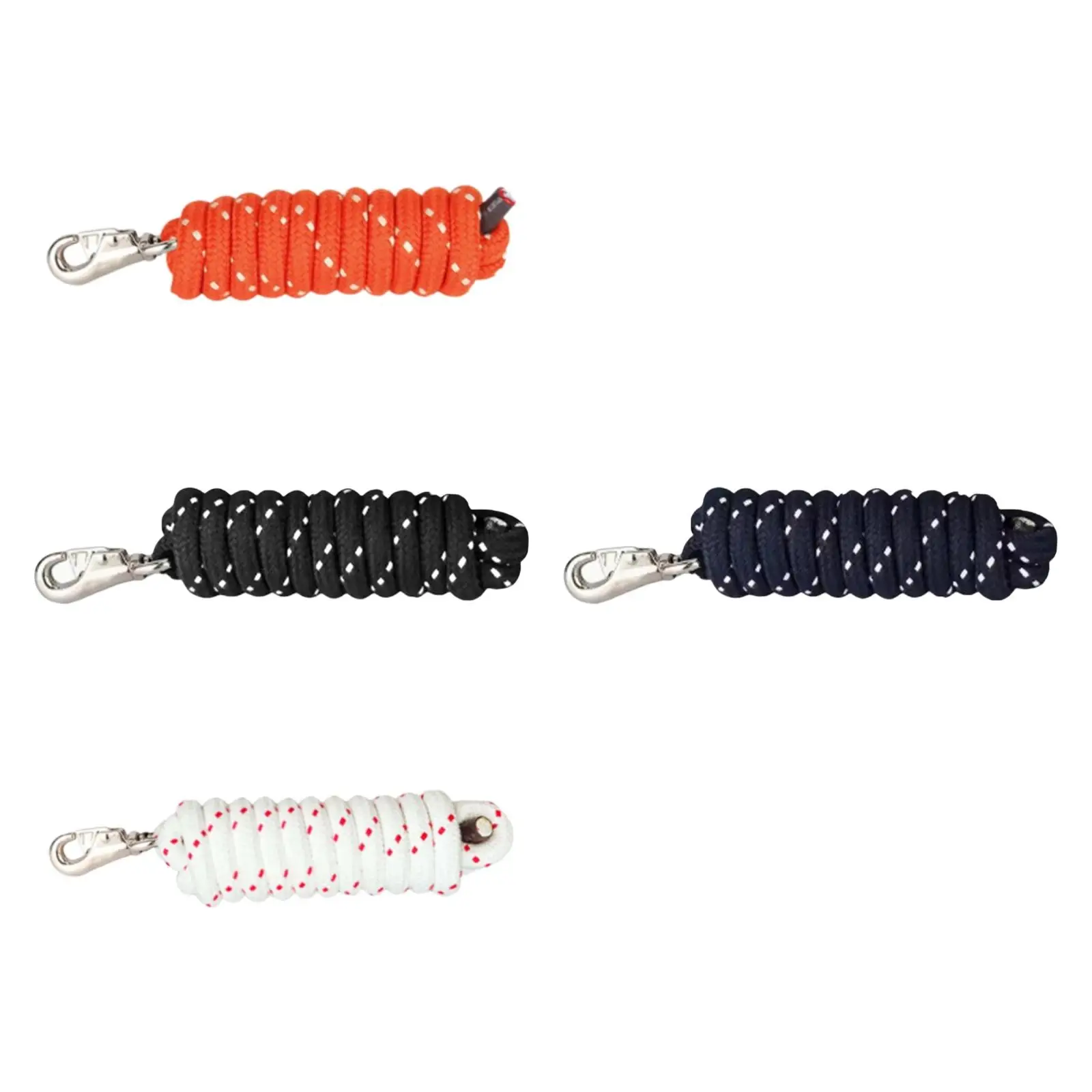 

Horse Lead Rope with Snap Hook for Leading Training Horse, Pet, or Sheep Horse Leash Rope Rein 3M Horse Rope Horse Lunge Line