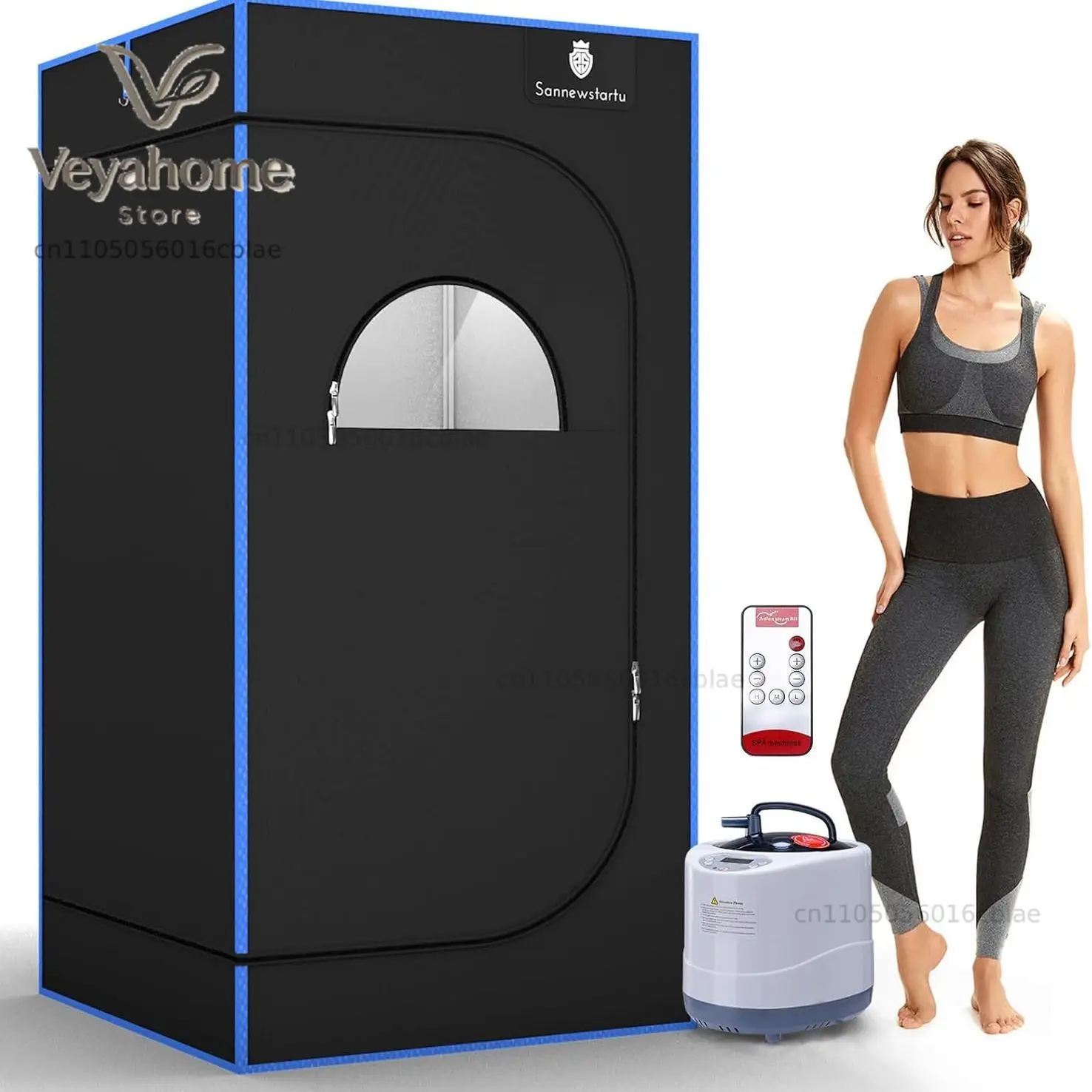 Portable Steam Sauna Tent Home Full Body Spa Steamer Foldable Sauna Box for Detox Relaxation Weight Loss Postpartum Care Mueble
