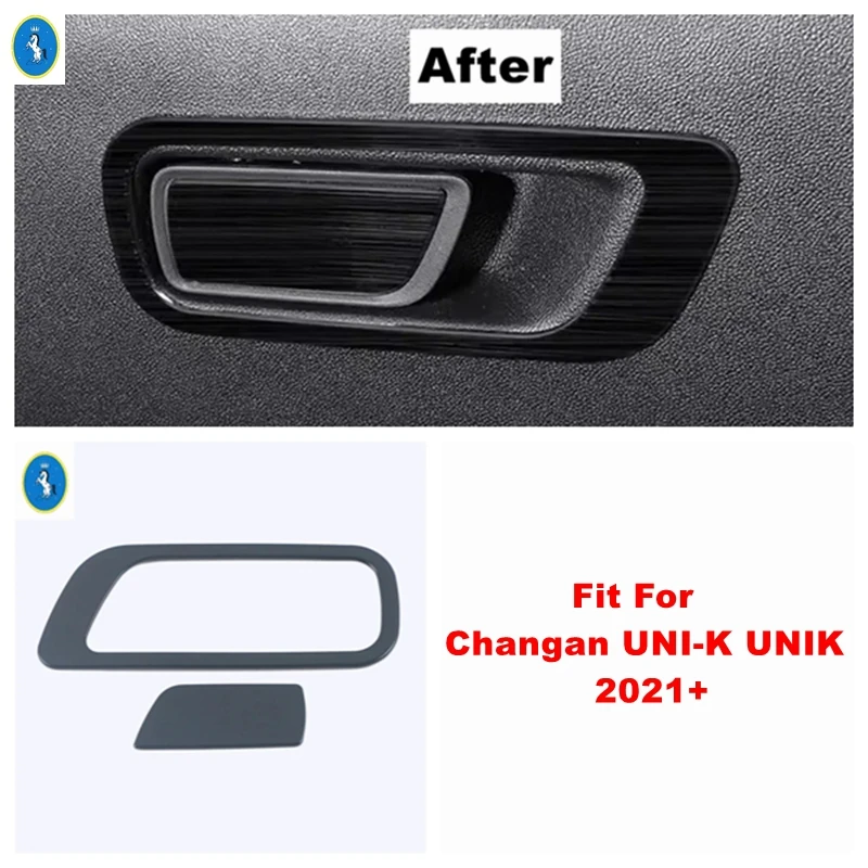 

Auto Accessories Copilot Glove Box Handle Copilot Storage Clasp Hand Bowl Sequins Cover Trim For Changan UNI-K UNIK 2021 - 2024