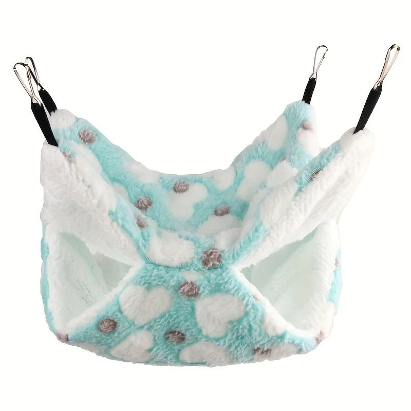 Comfortable 2-in-1 small pet hammock - suitable for warm hanging beds for guinea pigs, parrots, etc image 2