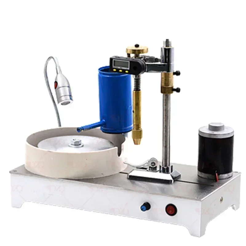 1800rpm Small Precision Jewelry Stone Polishing Machine Forming Machine Jewelry Jade Faceted Angle Grinder Polishing Machine