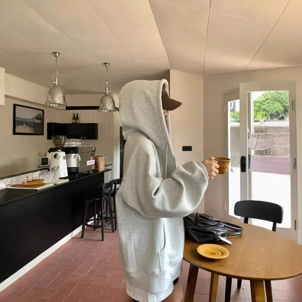 

Sweater Women's Autumn and Winter Gray 2025 New Wear Top and Thin Coat