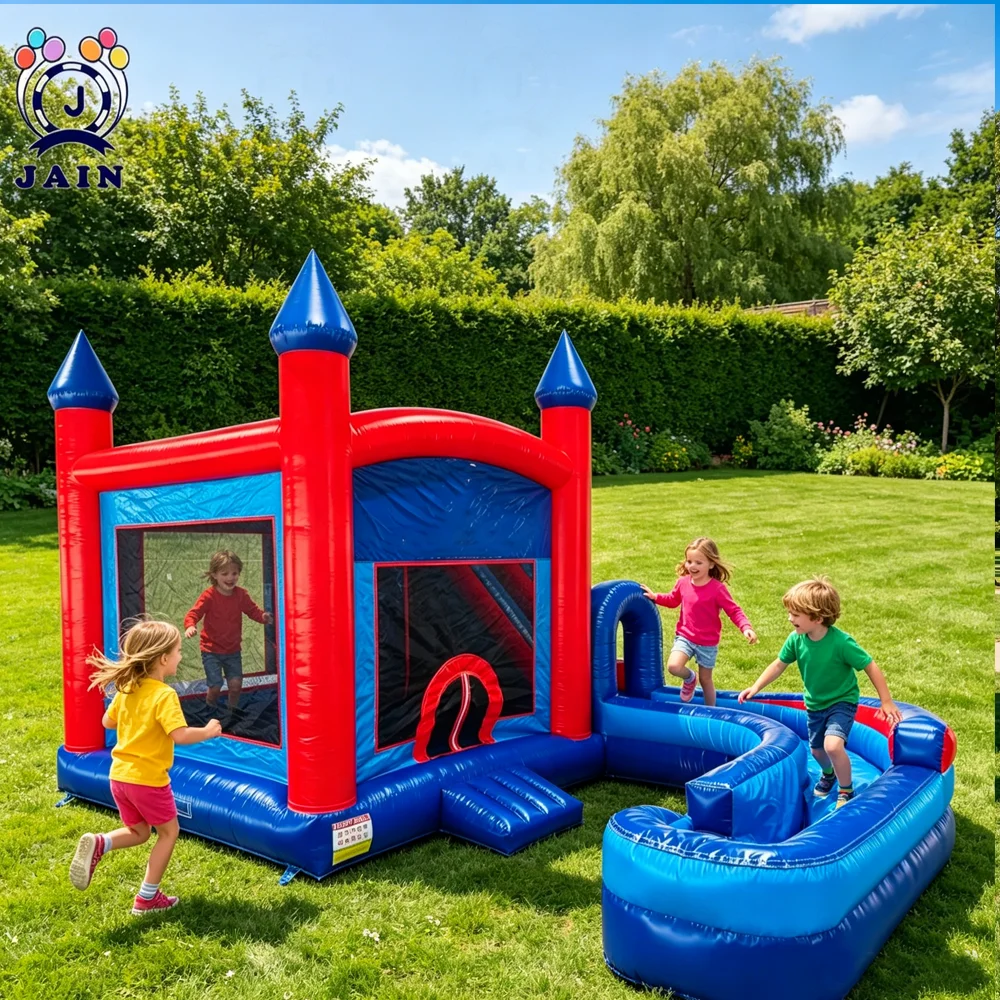 

2026 Commercial Rental Top Sale Factory Price Slide Inflatable Bouncy Castle Commercial Rental Bouncer Combo for Kids Party Rent