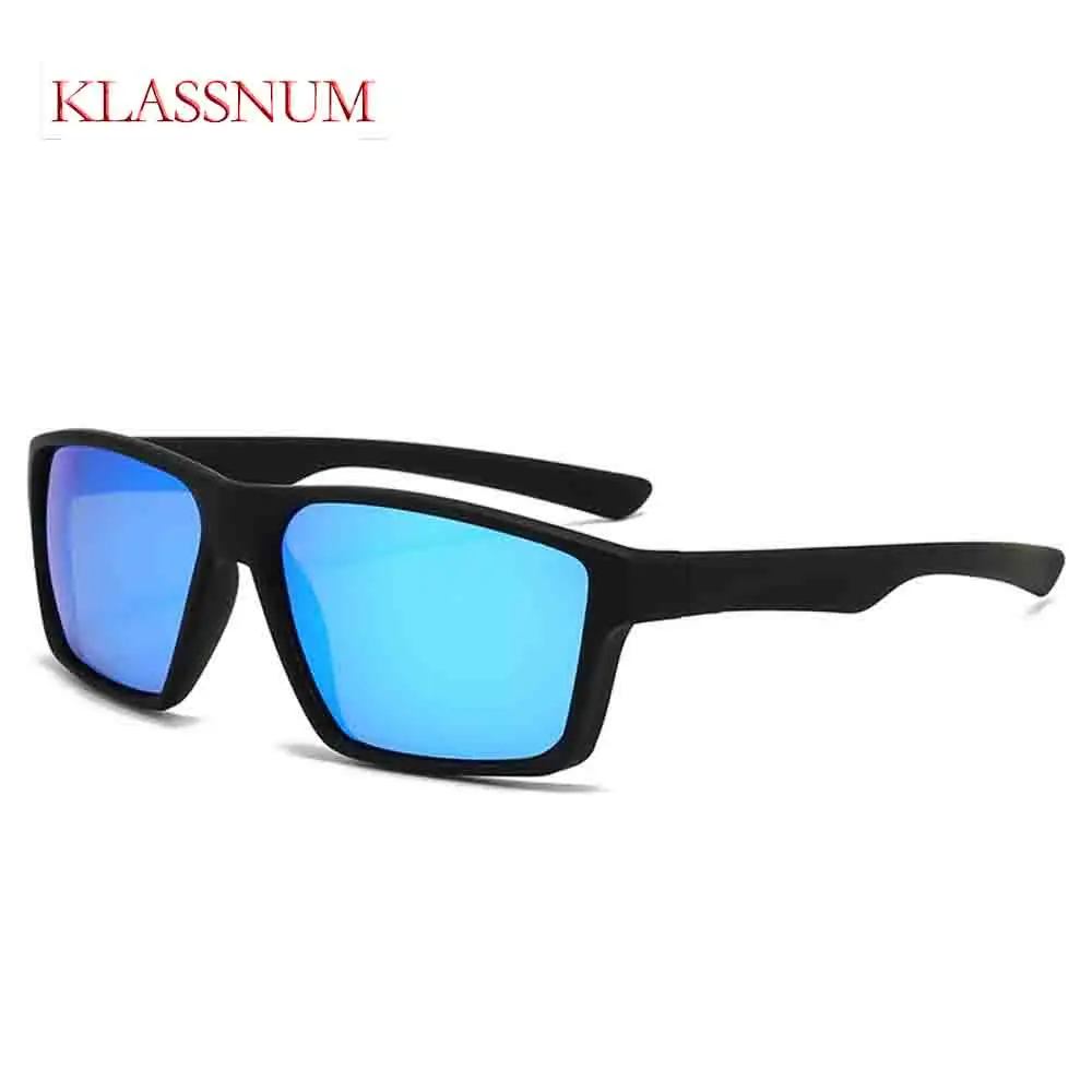 

KLASSNUM Fashion Sport Polarized Sunglasses Men Driving Shades Brand Fishing UV400 Shades Classic Square Eyewear New