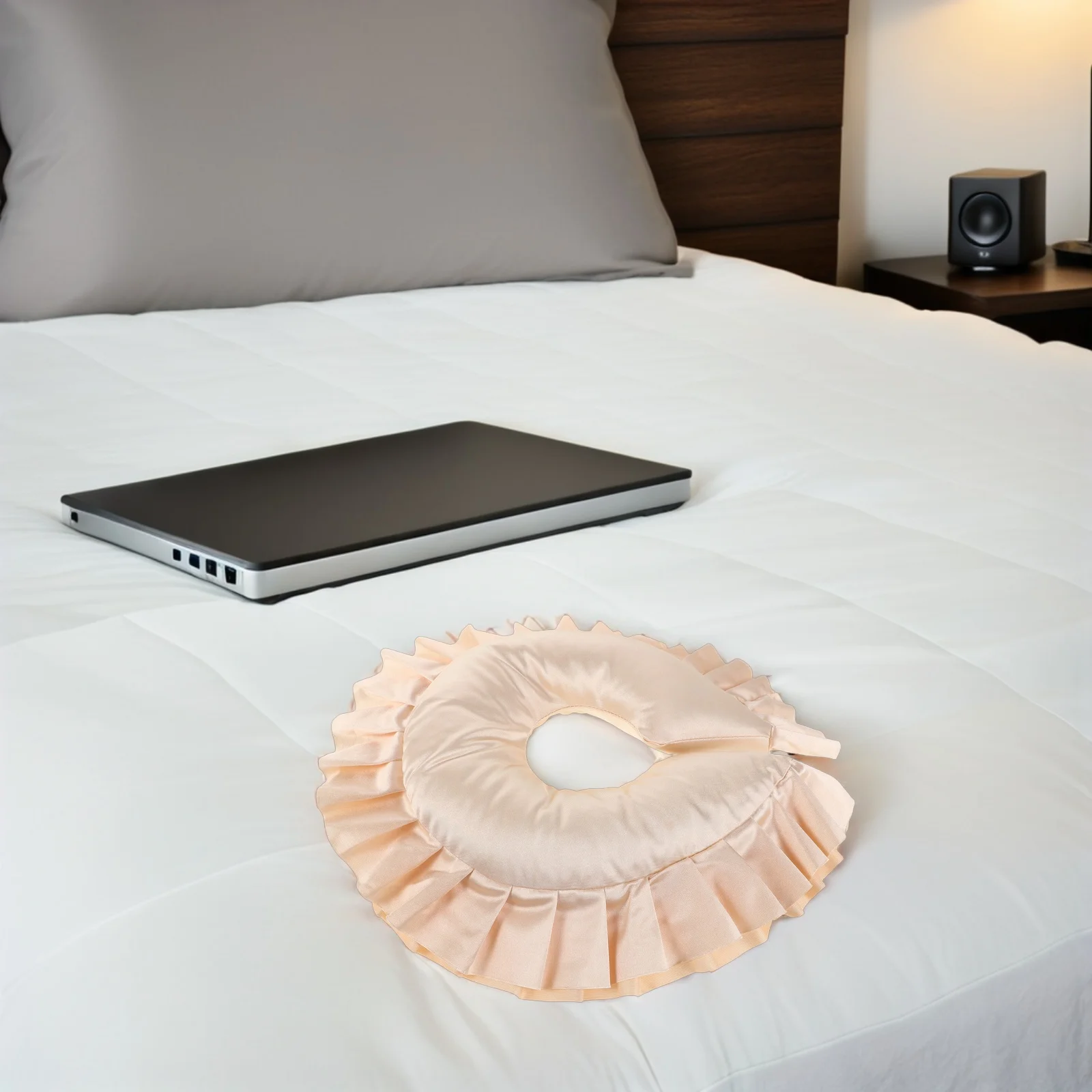 

U Shaped Face Down Beauty Salon Neck Cushion Detachable Cooling Fabric Spa Facial Rest Cushion Massage Bed Headrest Universal
