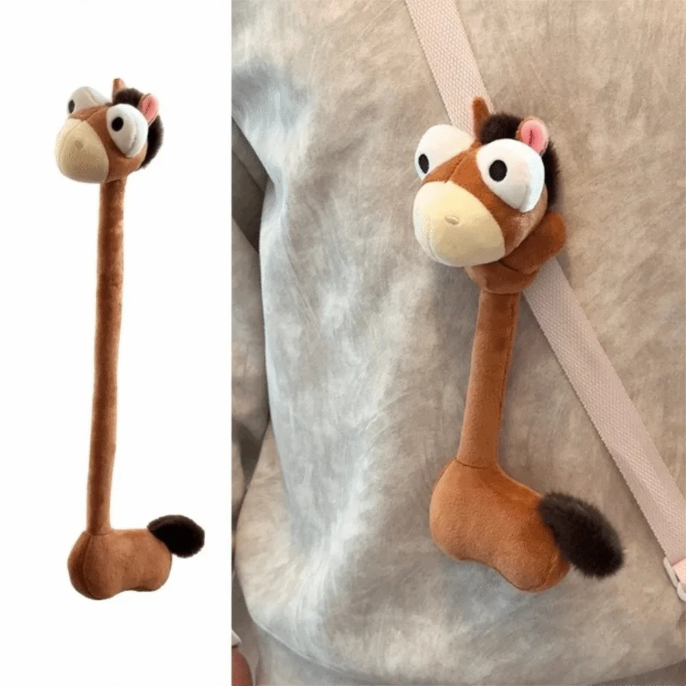 Funny Design Long Neck Animal Pendant Cute Style 40CM White Goose Bag Pendant White Color Bag Decoration Cartoon Pendant