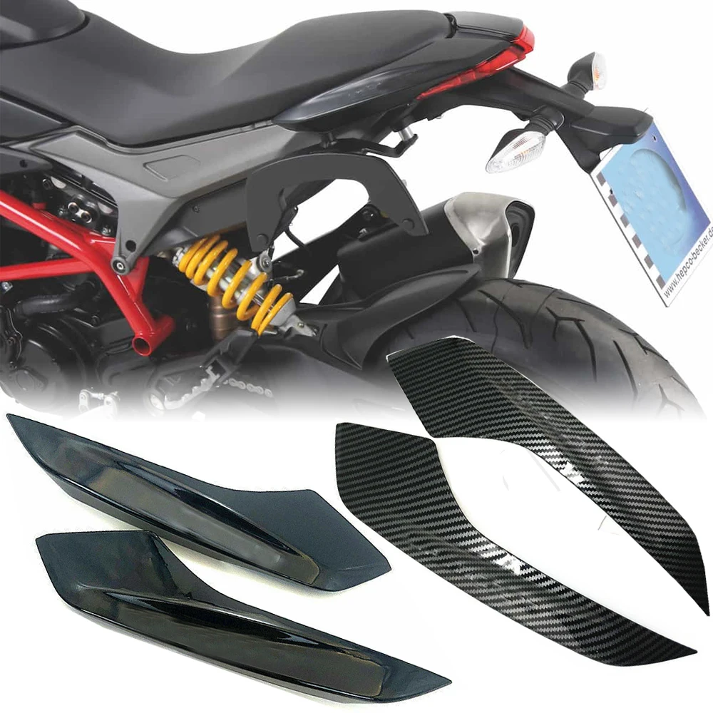 

For Ducati Hypermotard 820 821 SP Hyperstrada 939 Seat Side Panel Rear Upper Tail Cover Fairing Taillight Plate Cowl Carbon New