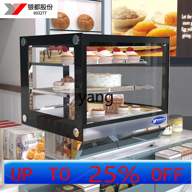 

YJQ commercial cake cabinet egg tart sushi refrigerated cooked food countertop insulation cabinet