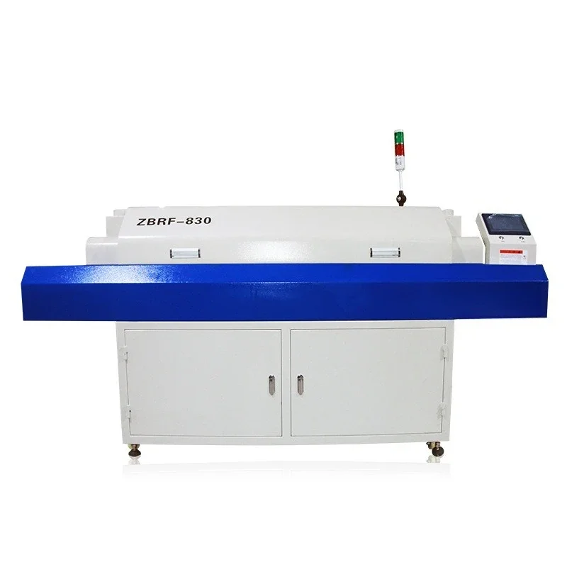 Hot air reflow welding machine SMT mesh belt transmission welding vertical eight temperature zone LED electroplating heating