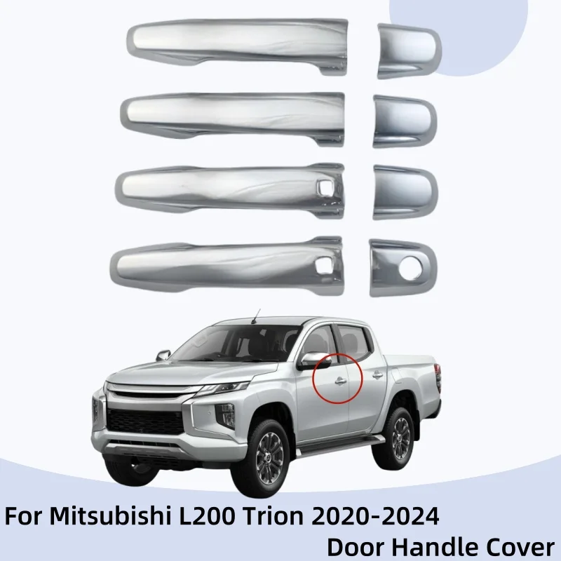

Exterior Components Decorate Door Handle Cover For Mitsubishi L200 Trion 2020 2021 2022 2023 2024 Car Stickers