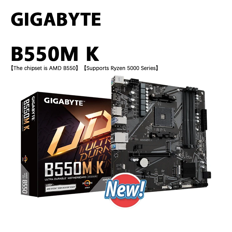 GIGABYTE nouvelle carte mre B550M K Micro ATX AMD B550 AMD Socket AM4