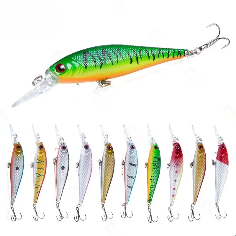 Multi-colour Optional Hook Sharp Minnow Bait 10.5CM/9.5G Fresh Water Salt Water Tip Hard Plastic Bionic Bait