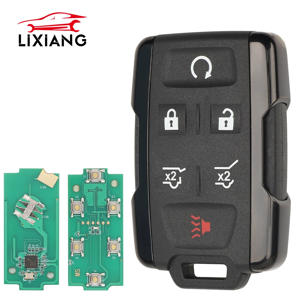 LIXIANG Car Remote Key For Chevrolet Tahoe Colorado Silverado Suburban GMC Canyon Sierra Yukon M3N-32337100 315 M3N-32337200 433