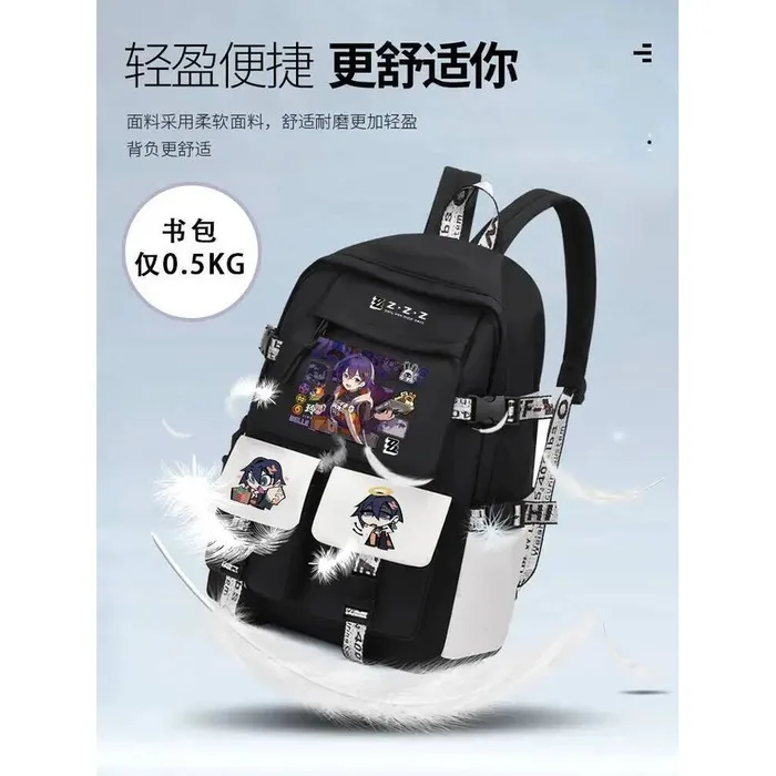 

Zenless Zone Zero Theme Рюкзак Школьный Студенческий Рюкзак Косплей Сумка Сумка Аниме ИГРА