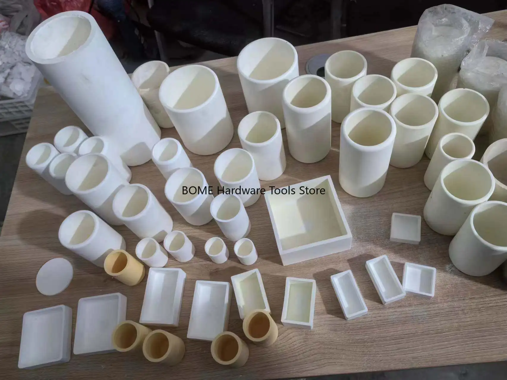 99 Magnesium Oxide Cylindrical Crucible/magnesia Sand Crucible/2000 Degrees/good Insulation