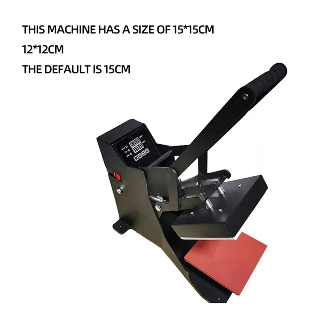 2025 New 15x15cm Heat Press Transfer Machine Sublimation Printer for T-Shirt Logo Hot Stamping DIY Printing Workbench