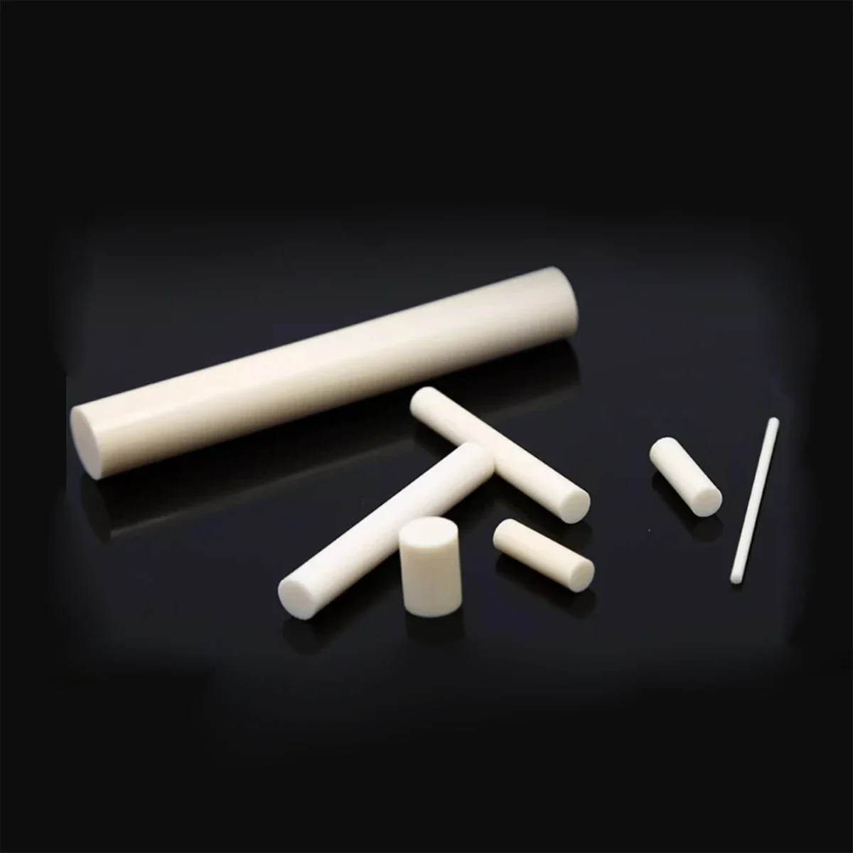 99 Alumina Mirror Ceramic Rod, Insulated, Wear-resistant, High-temperature Resistant Corundum Rod, Stirring Rod