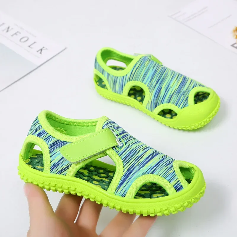 2026 New Children Sandals for Boys and Girls, Summer Toe-cap Sports Sandals, Beach Shoes 21-31