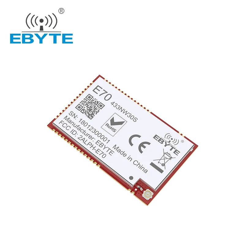 CC1310 433MHz E70-433NW30S IOT Board Star Network Module Long Range 6.5km EBYTE 30dBm UART Interface IPEX / Stamp Hole Antenna