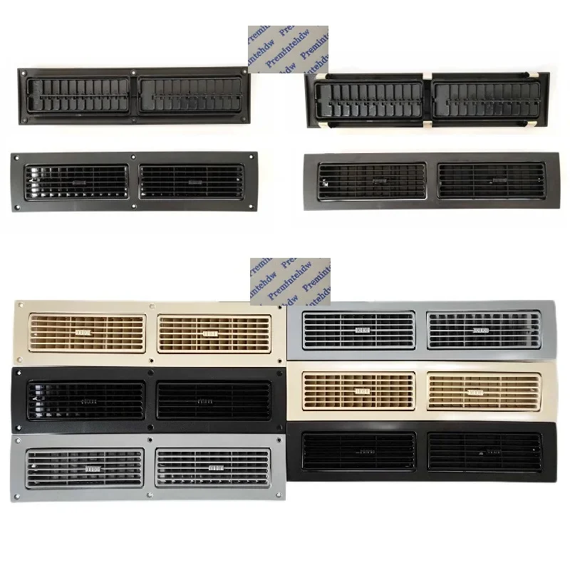 1Pc Plastic Rectangular 40cm Long Vehicle Dashboard A/C Vent Diffusers Grille Cover