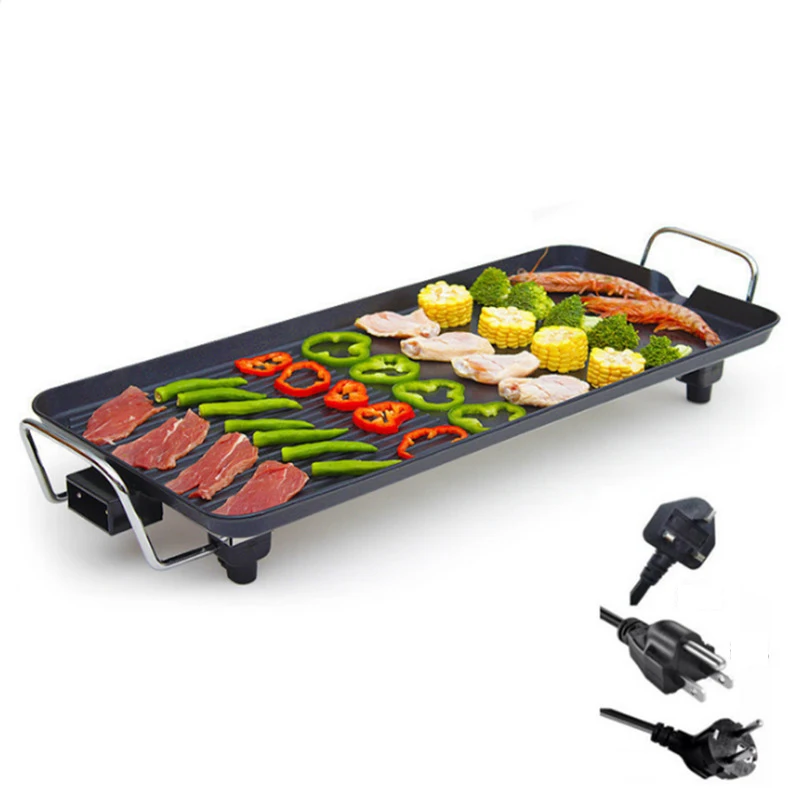 

Indoor BBQ Grill Electric Grill Smokeless Non-Stick BBQ Tray Electric Grill Multifunctional