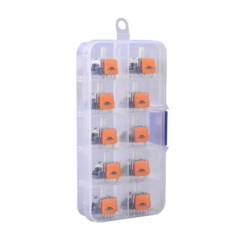 10PCS Hall จอยสติ๊กแม่เหล็กไฟฟ้าสําหรับ SWITCH Pro อะไหล่ซ่อมจอยสติ๊กโมดูลไม่มี Drifting Thumbsticks