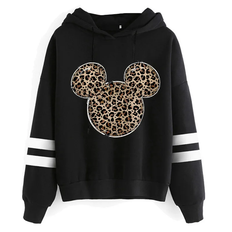 Sweatshirts New Y2k 90s Kawaii Cartoon Anime Sweatshirt Disney Minnie Mouse Hoodie Clothes Girl Boy Mickey Hoody Top Hoodies