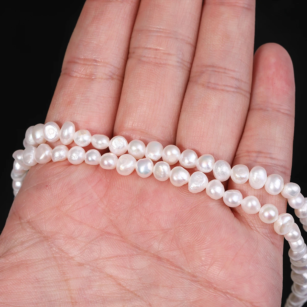 

Высокое качество + натуральный пресноводный жемчуг бусины 5-6 мм в форме риса дырокол свободные бусины для изготовления ювелирных изделий DIY ожерелье браслет аксессуар