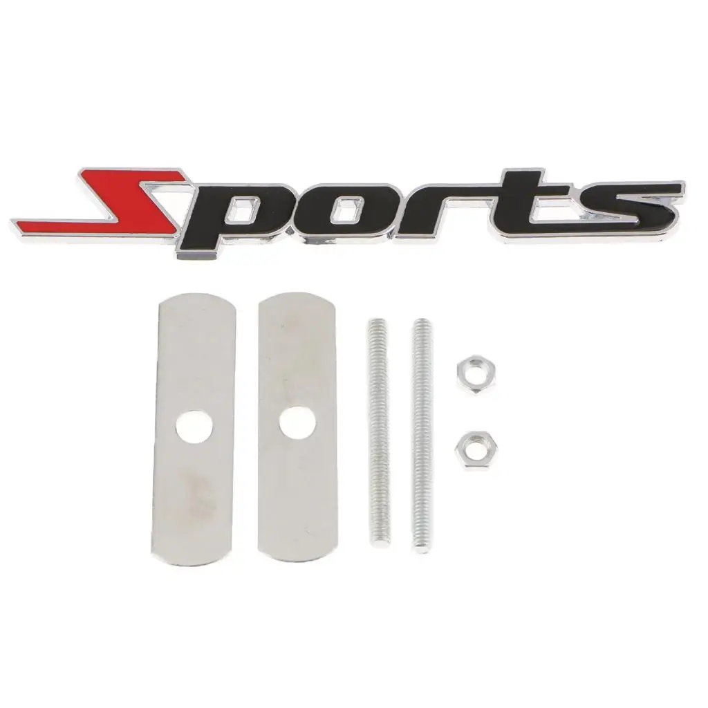 Self Adhesive Aluminum Alloy 3D Car Sticker Sport Decal Badge for Car Fender Trunk Decoration