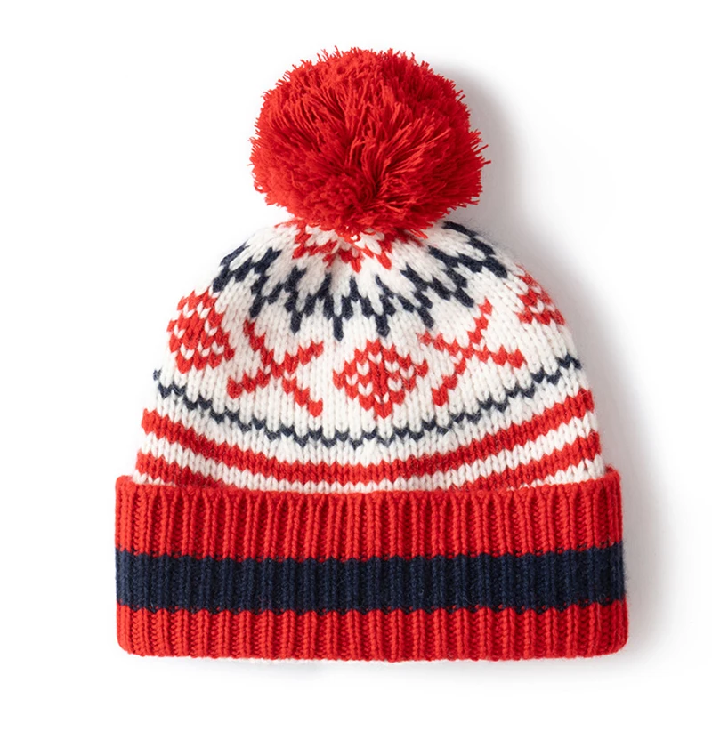 2025 Winter Goat Cashmere Knitted Hat for Women Casual Korean Outdoor Warm Earmuffs Wool Cold Hat Beanie Hat Christmas Gifts