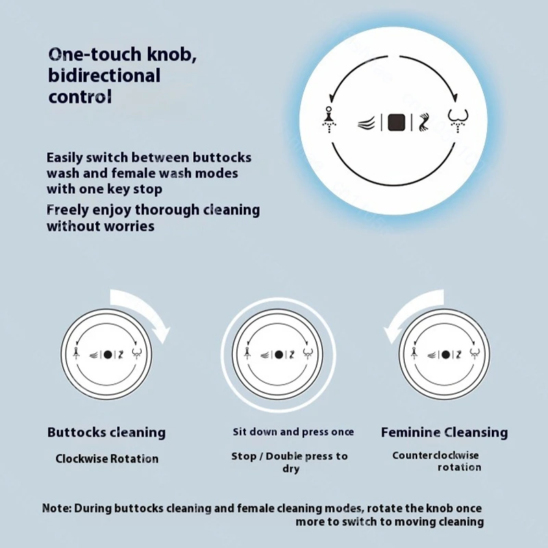 Smart Bidet Toilet Seat Heated Elongated Bidet Lid Cover Instant Heated Warm Air Dryer Feminine Wash Night Light Self Cleaning