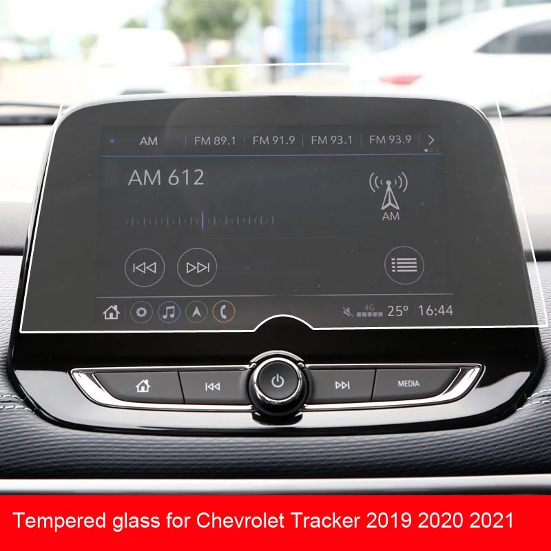 Car GPS navigation film LCD screen Tempered glass protective film Anti-scratch Film for Chevrolet Tracker 2019 2020 2021