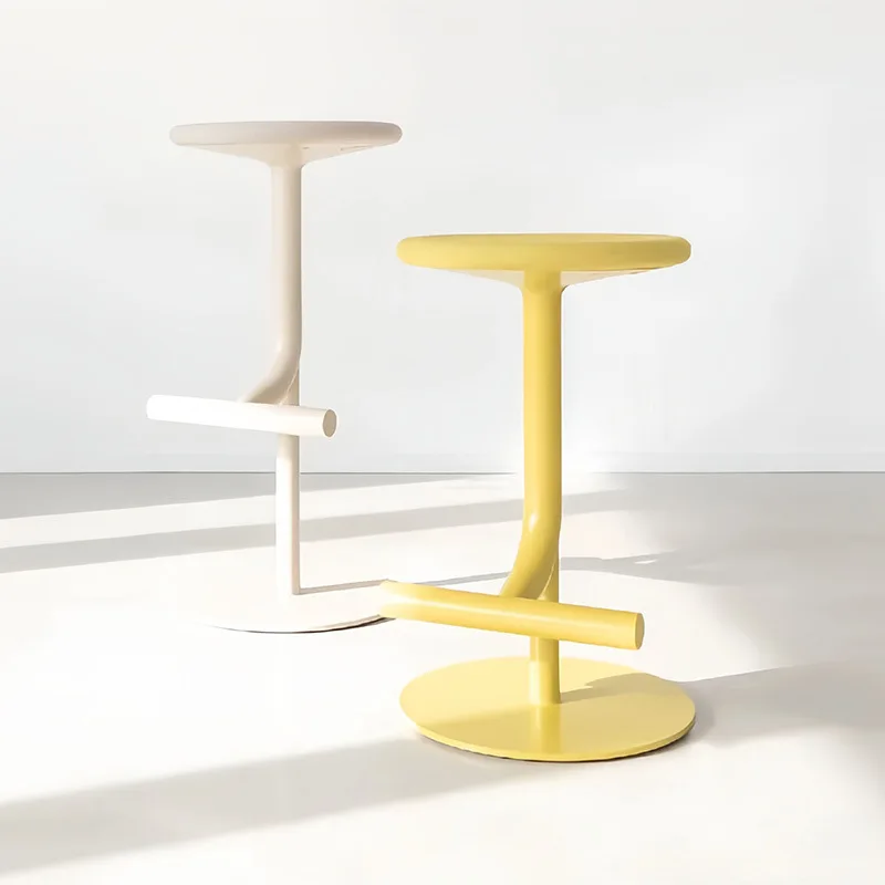 

Designer Simple Rotating Bar Chair Bar Coffee Restaurant Round Bar Stool Villa Model Room Casual High Chair