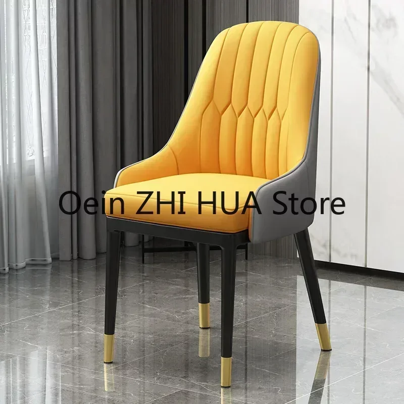 Nordic Chairs Bedroom Modern Dining Chairs Work Computer Comfort Banks Desk Dining Living Room Sillones Salon Home Furniture QF