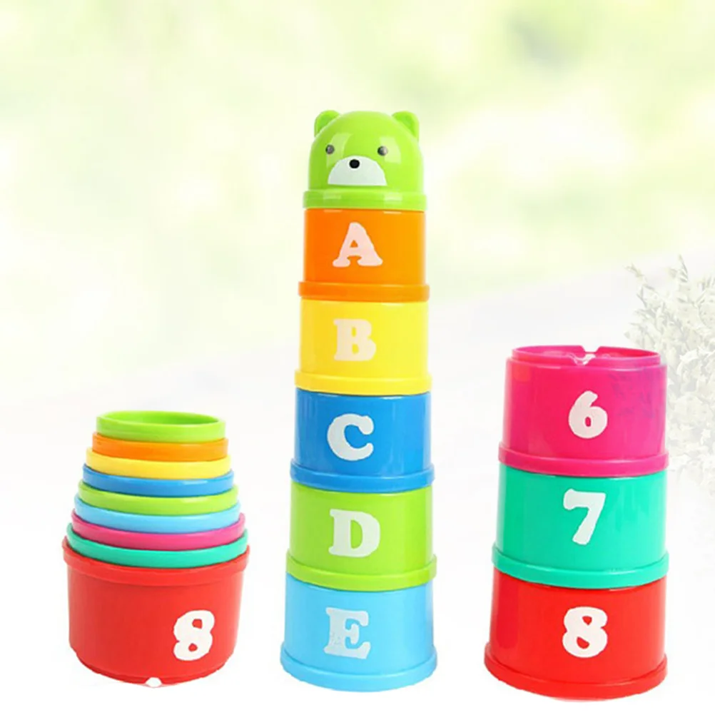 Little Stacking Cups Latter Baby Early Learning Toys Early Educational Stacker Toys for Children