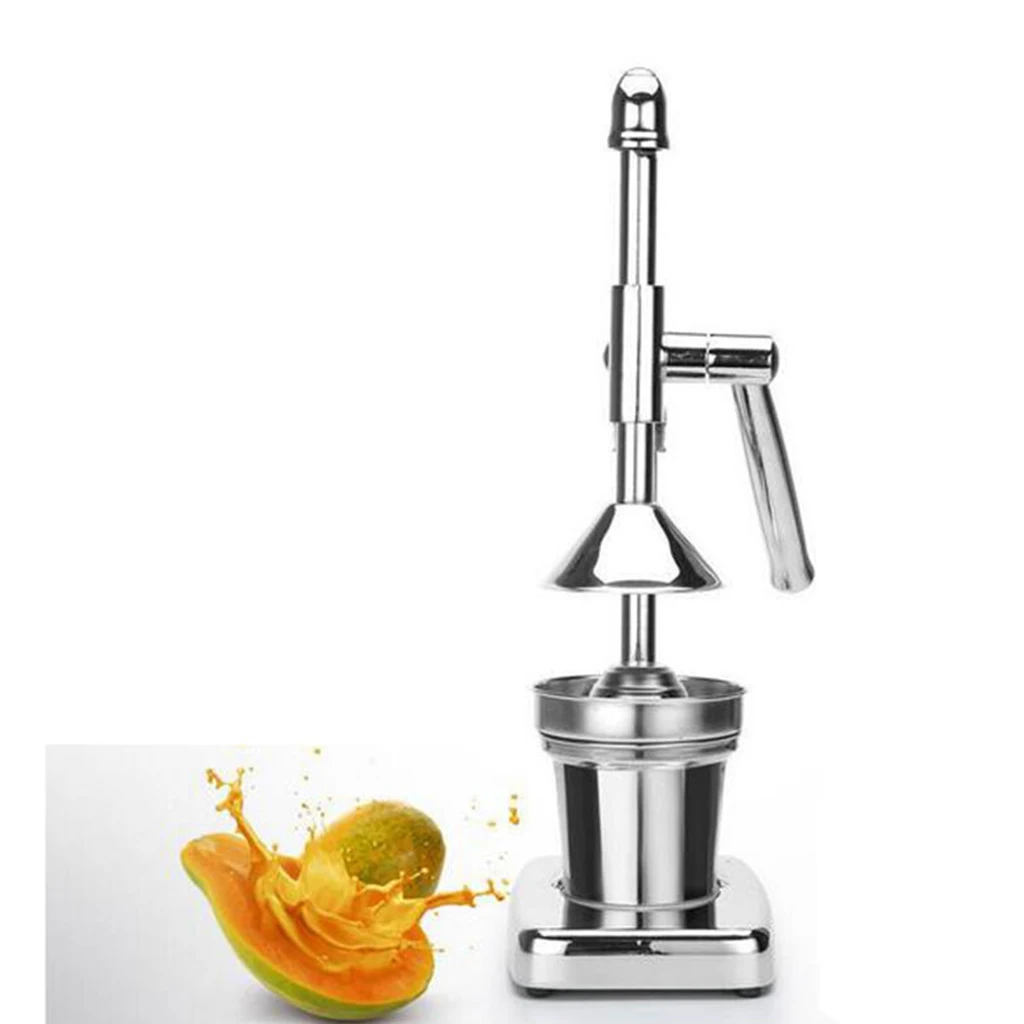 Manual Lemon Squeezer, Hand Lime Juicer Press Juicer , for DIY Fruit Juice, Sliver