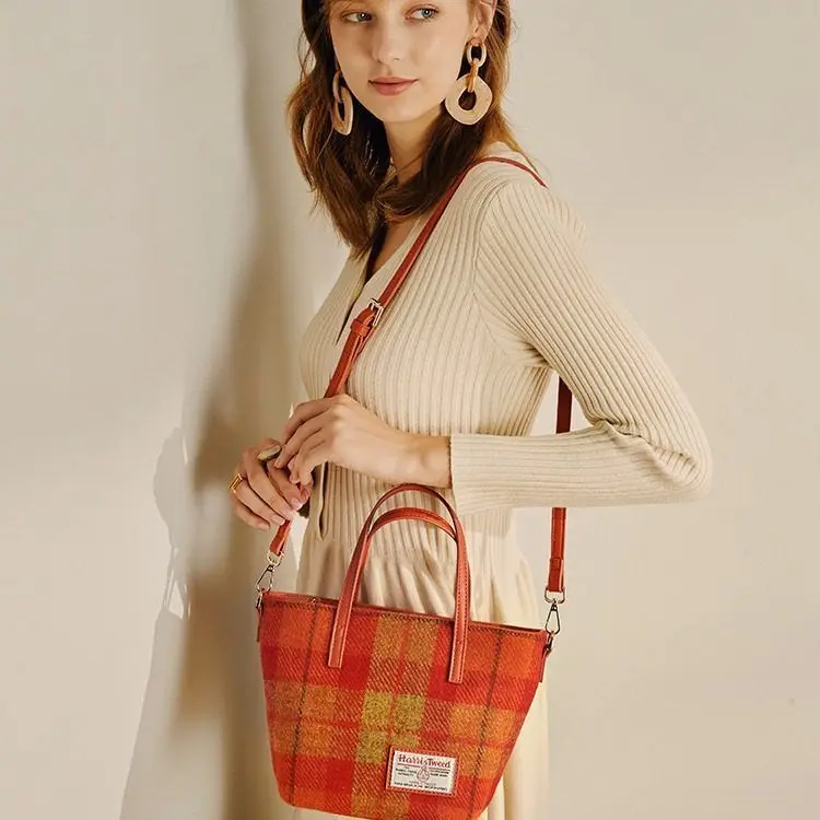 faionable-harris-tweed-borsa-a-tracolla-scozzese-in-lana-borsa-a-tracolla-per-l'autunno-inverno-american-retro-sle-buet-ape