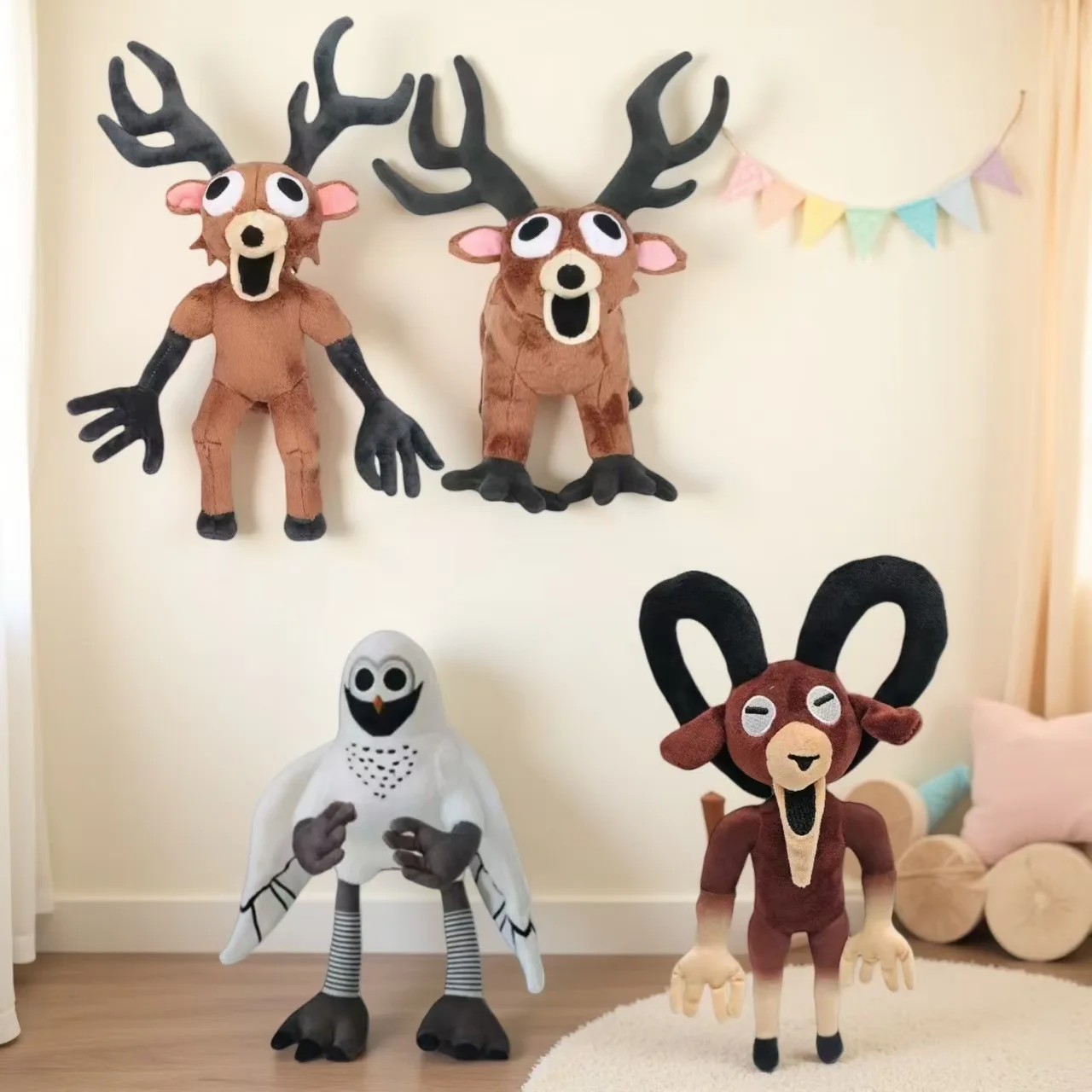 HEIßER 9 9 Nächte Im Wald Hirsch Plüsch Spielzeug Film Kuscheltiere Hirsch Spielzeug Fans Geburtstag Geschenke Spielzeug für Kinder Halloween Geschenke