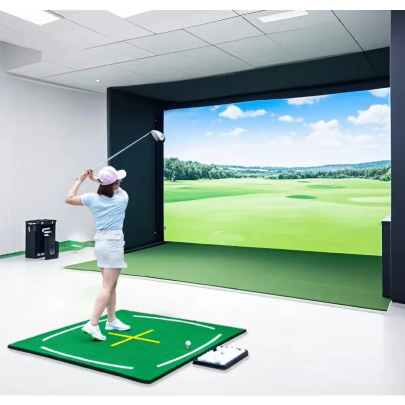 

Заводской индивидуальный симулятор гольфа, сетка для ударов, палатка для тренировок в гольфе на открытом воздухе, простой в установке корпус симулятора гольфа