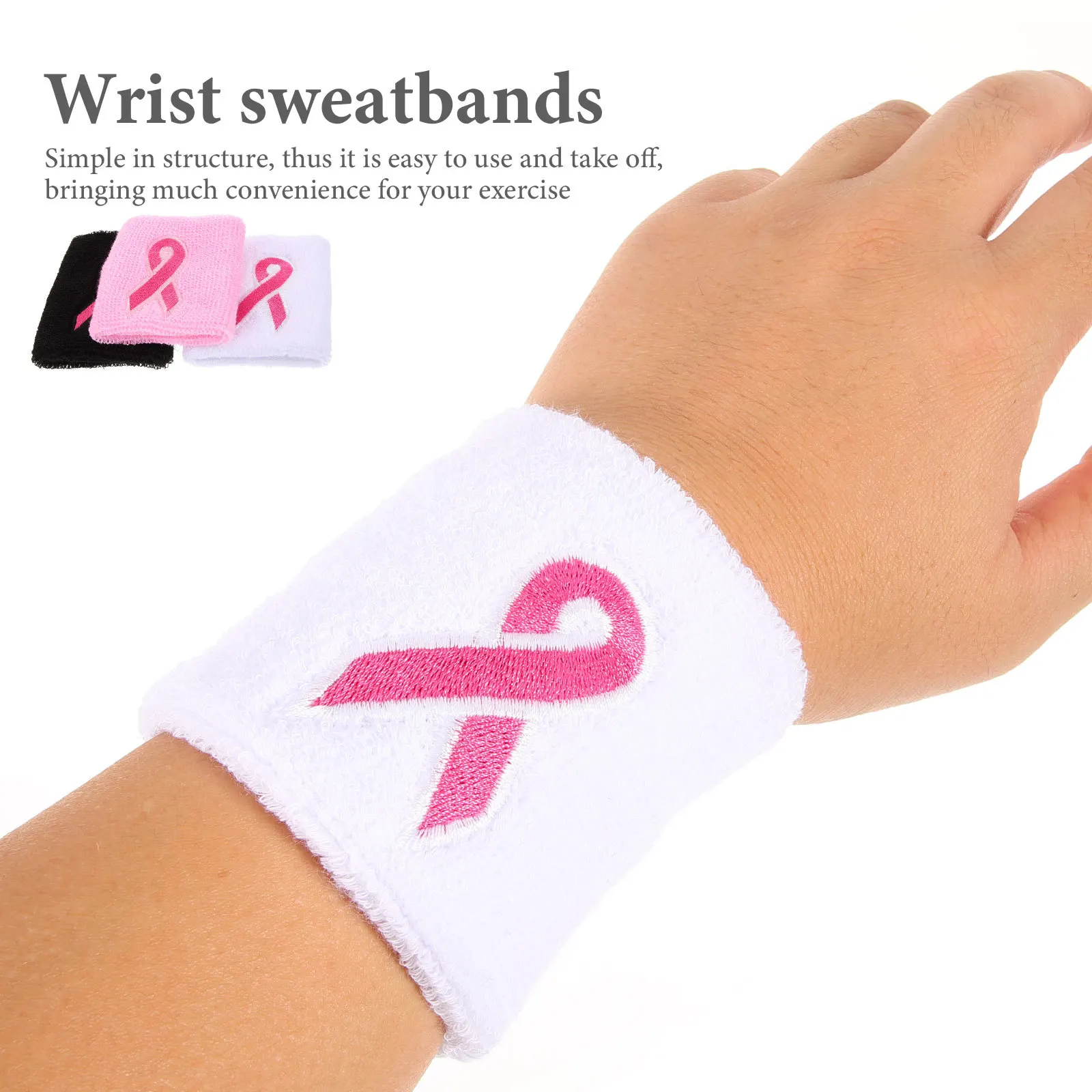 

6pcs Sports Wrist Braces Elastic Sweat Absorbing Wristbands Support For Workout Football Play Breathable Wrist Belt