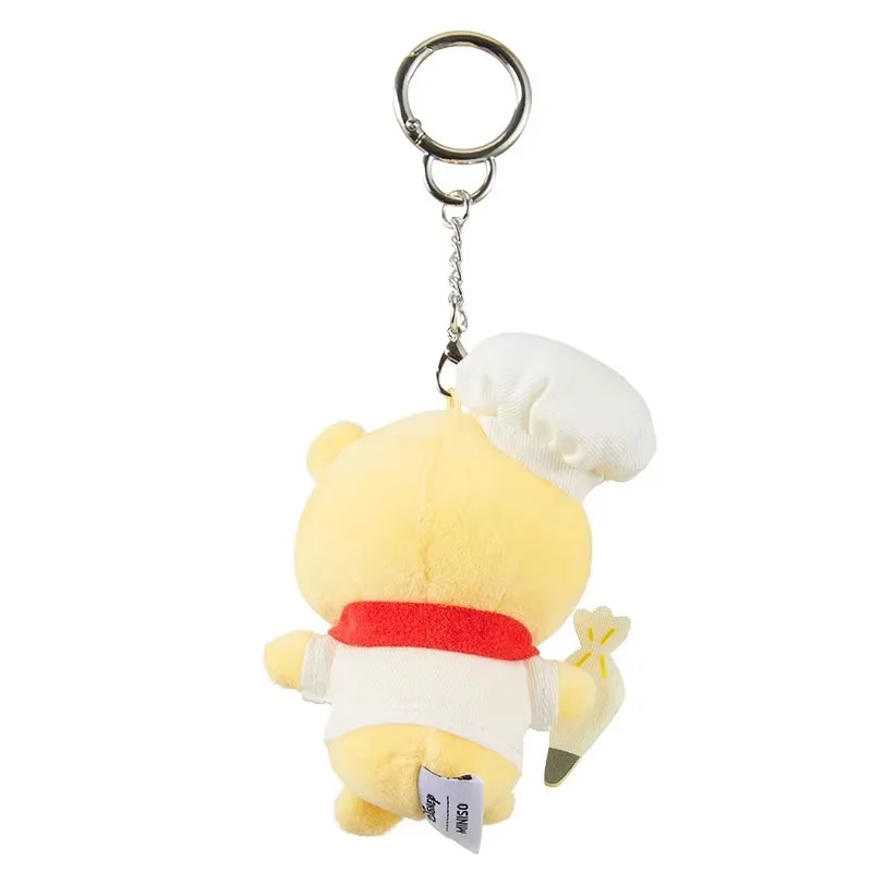 Disney Miniso Stitch Bakery Series pluche sleutelhanger - schattige Stitch Plushie Bag Charm, rugzak accessoire decor cadeau voor kinderen en fans